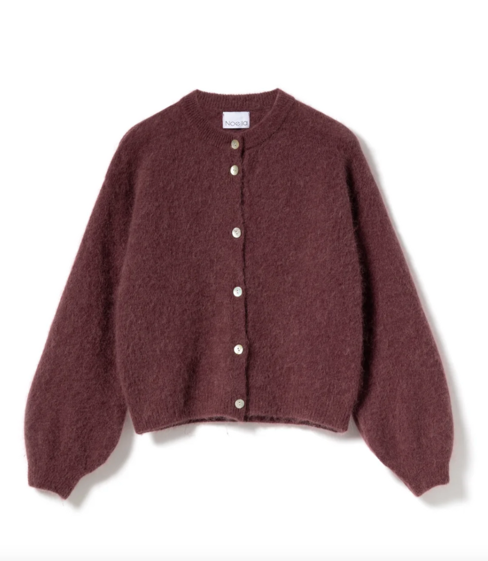 Kae Knit Cardigan Rust