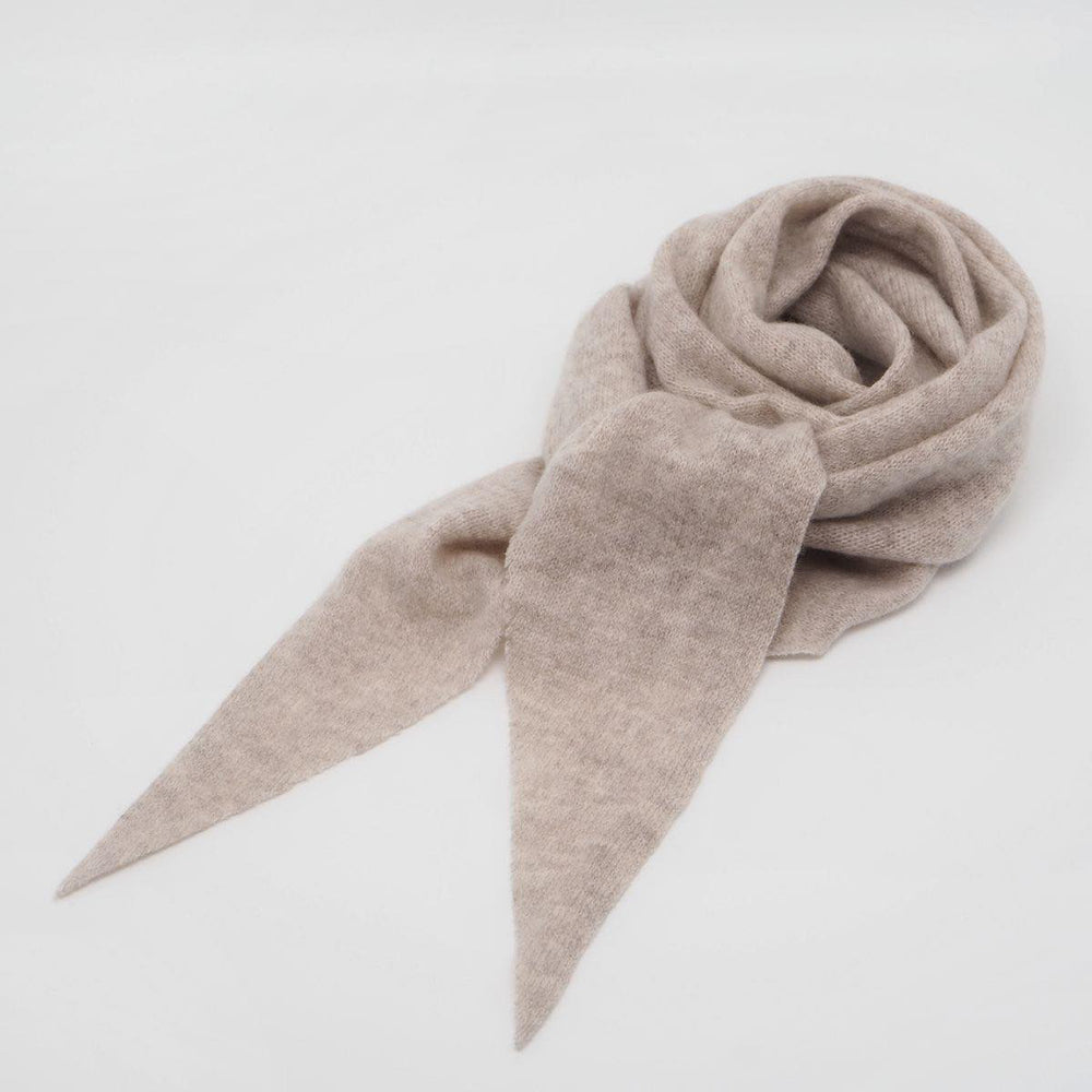 Skjerf Merinoull Beige