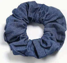 Scrunchie Strikk Denim