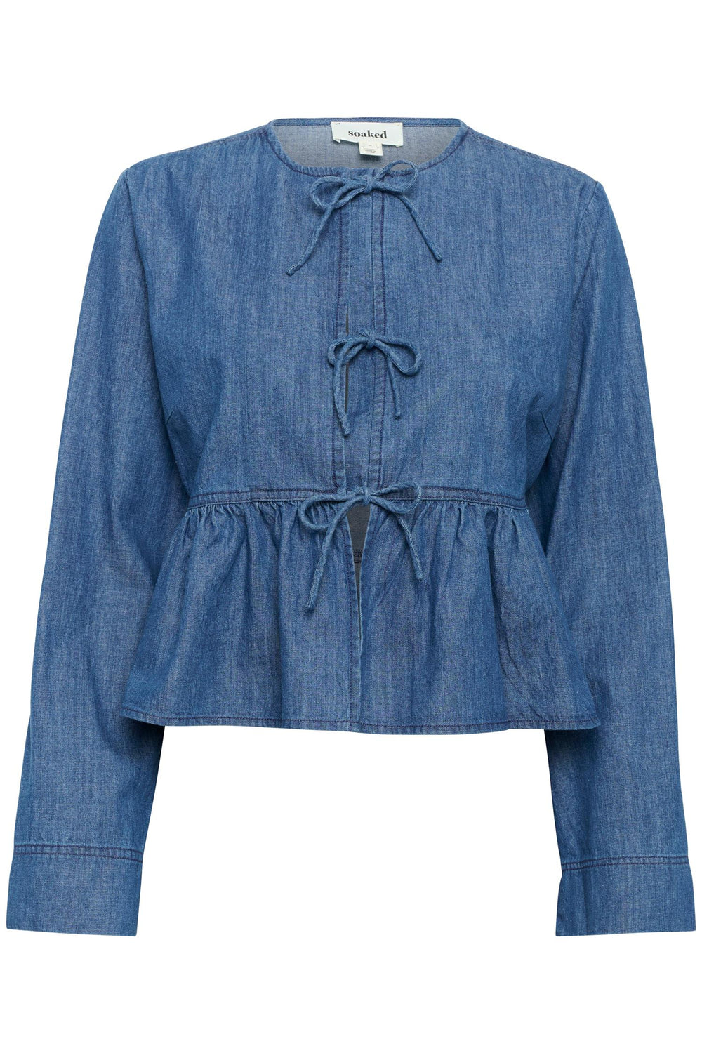 Chamy Blouse Medium Blue Denim