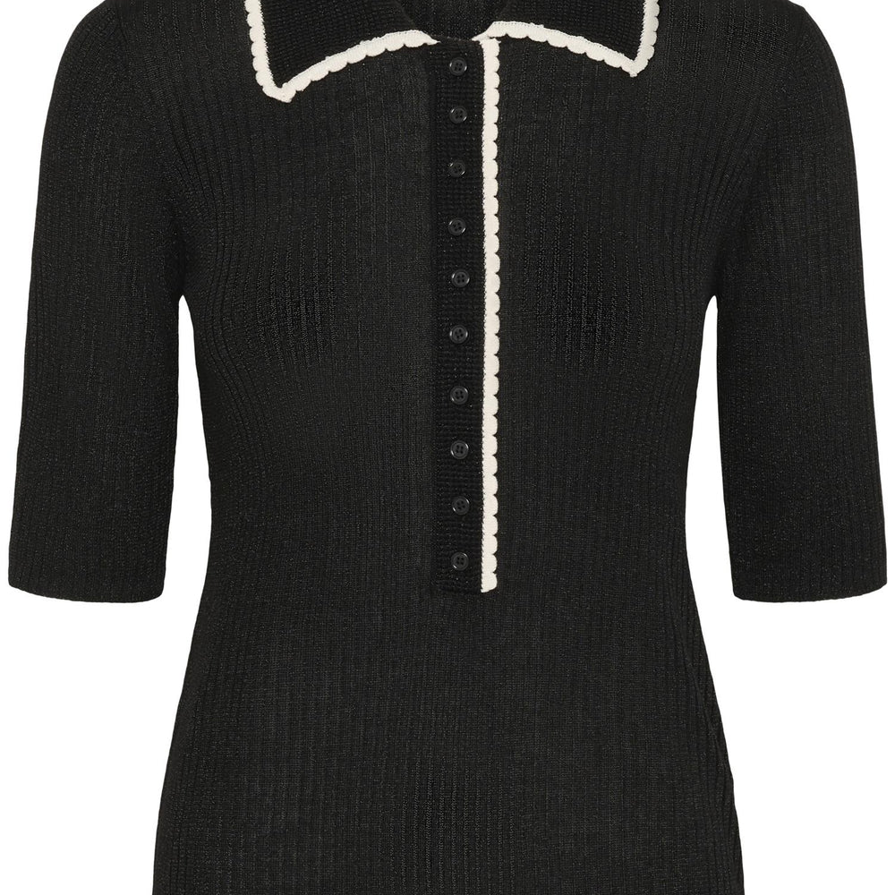 Laisa Polo Pullover Black