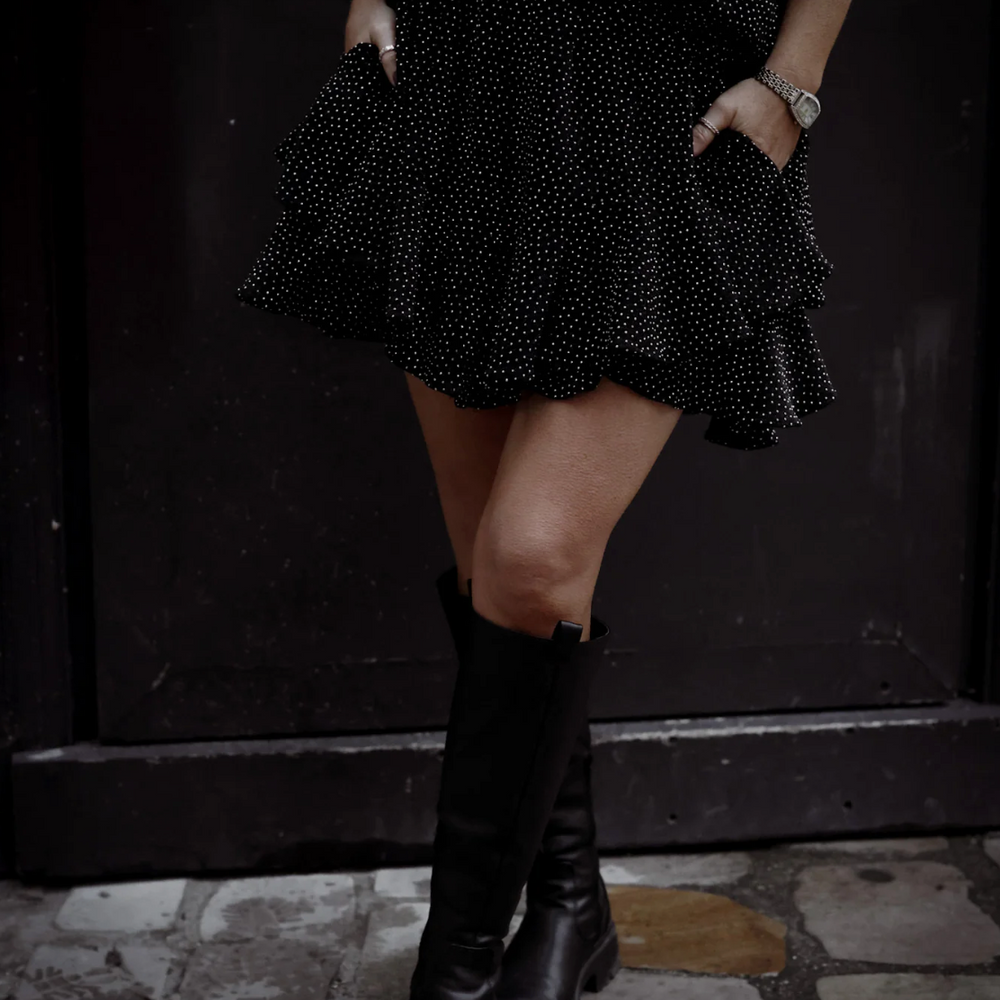 Stardust Skirt Shorts Black