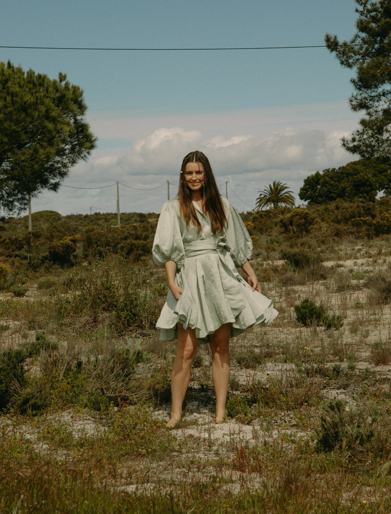 Bon Weekend Dress Pistachio