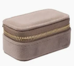 Velvet Jewellery Box Micro Taupe