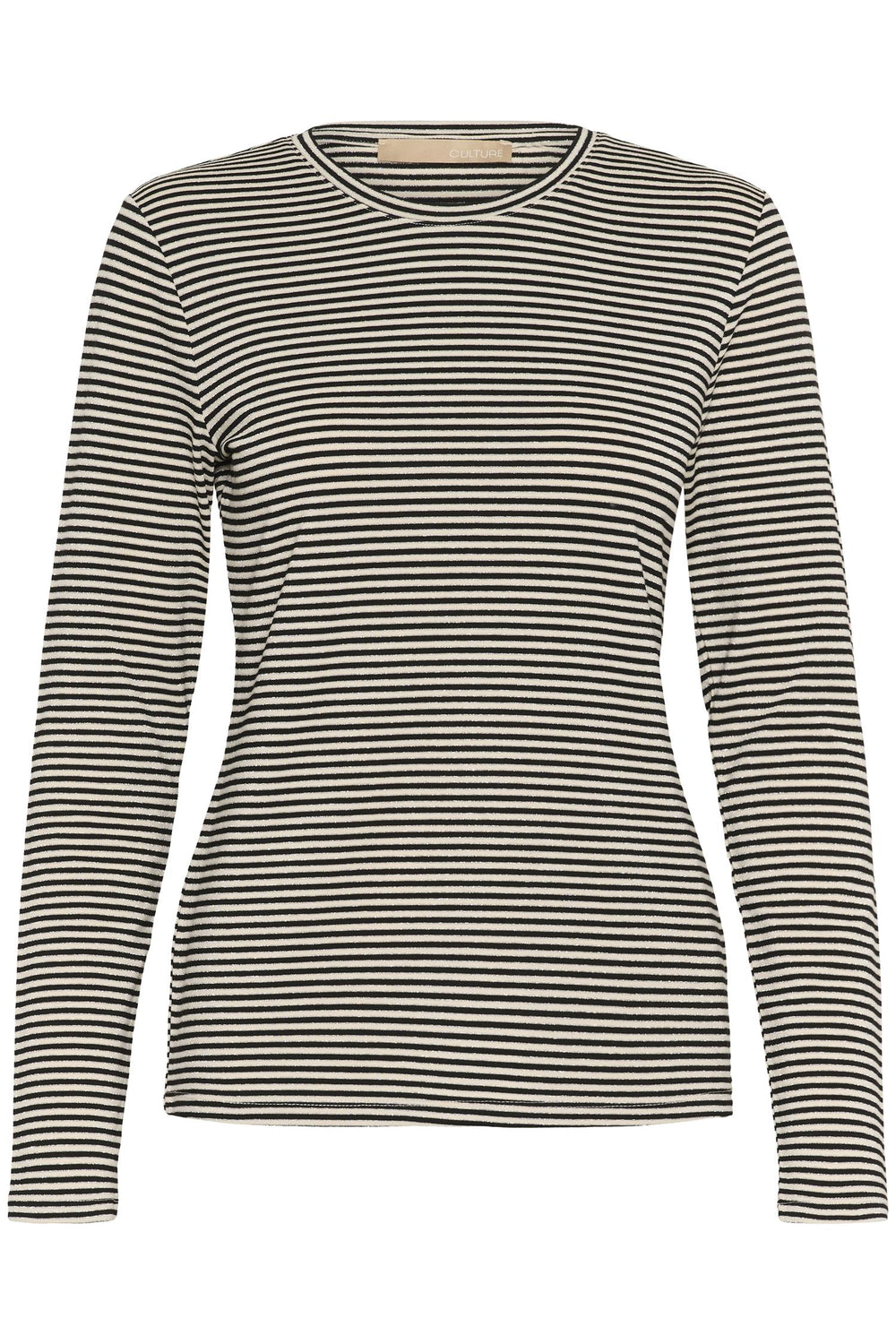 Kiddy Oneck Long Sleeve Black/White Stripe