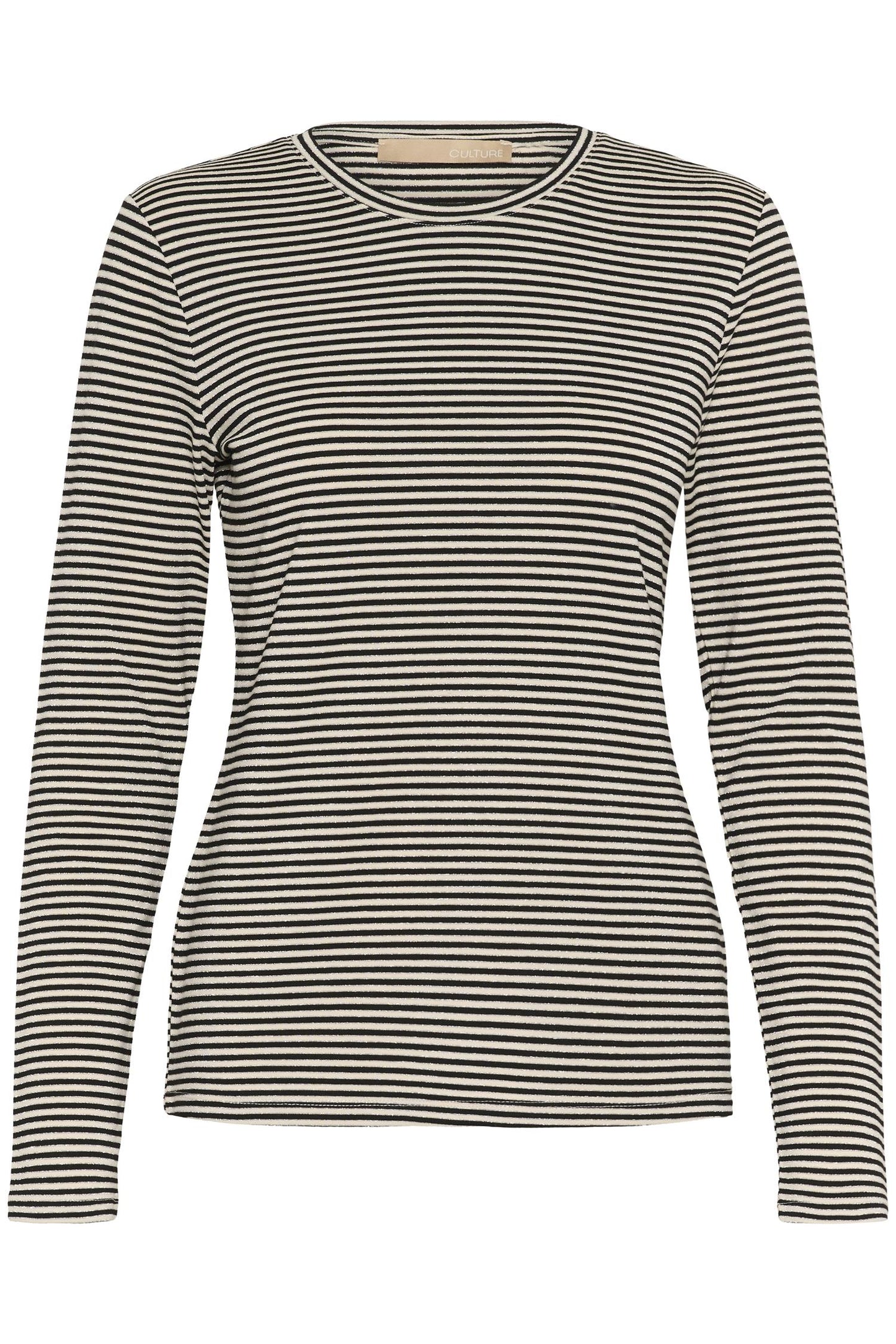 Kiddy Oneck Long Sleeve Black/White Stripe