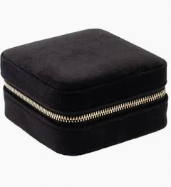 Velvet Jewellery Box Mini Black